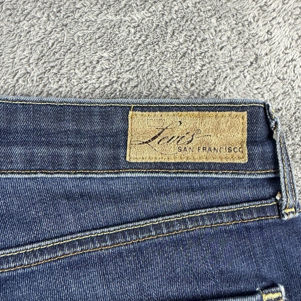 Women’s Dark Blue Bootcut Jeans - Picture 16 of 16